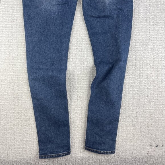 Womens Jeans N89 Obey Propaganda Stretch Blue Sz 28 Tight Straight Leg - Picture 15 of 16